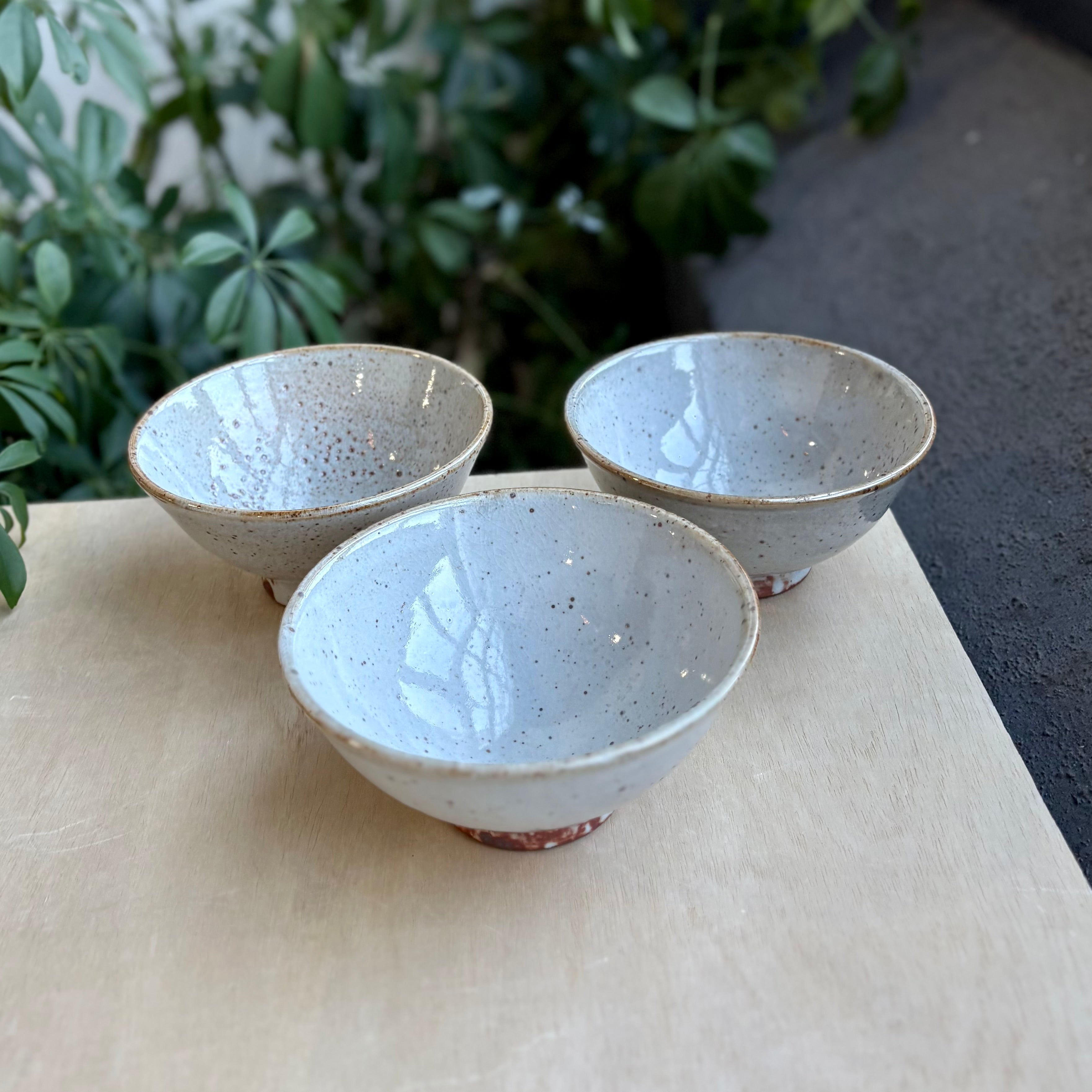 Shino Glazed Pottery